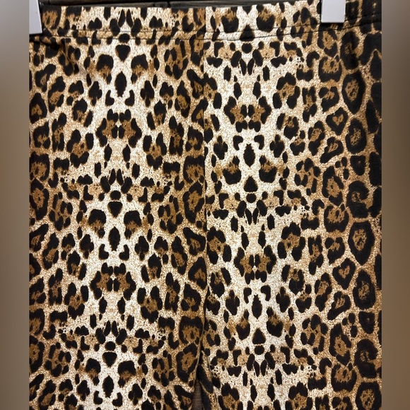Grace & Emma Leopard flare pants Girls size 8-10 - Picture 5 of 8